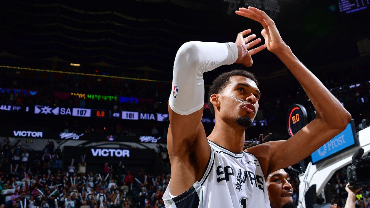 Victor Wembanyama expected to return for Cup semis vs OKC