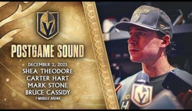 Hart gives emotional postgame interview after win against Chicago