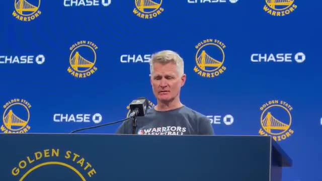 Steve Kerr: "We are no longer the 2017 Warriors dominating the NBA. We are a fading dynasty"