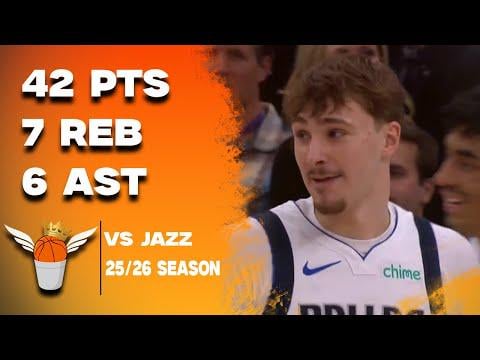 Cooper Flagg Career High 42 Points vs Jazz Full Highlights! (12/15/2025)