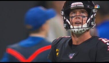 Saints' Shy Tuttle Destroys Matt Ryan with A Stiff Arm