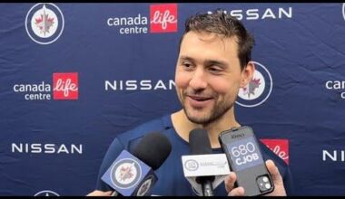 Nino Niederreiter media ahead of his 1000th NHL game becoming first ever Swiss player to accomplish it