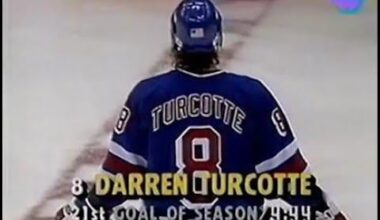 Darren Turcotte New York Rangers Goals 1989-1994 #NYR