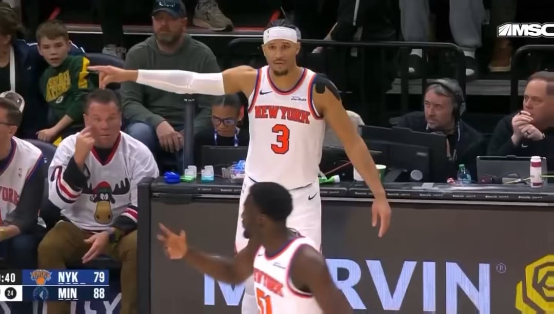 Hart screams at Diawara “Off the court!” after a slow substitution