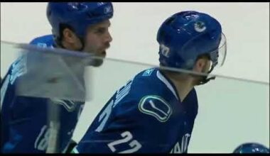 Daniel Sedin Spinorama Goal vs Flames Dec. 27, 2007 (CBC)