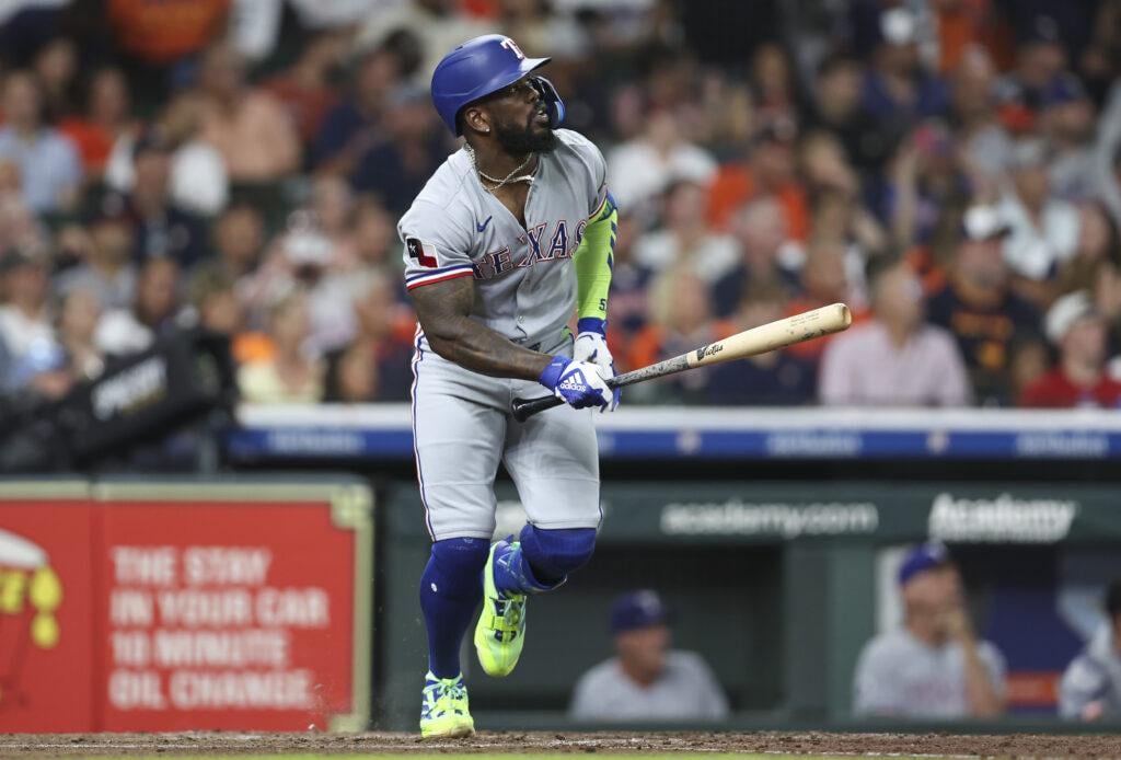 Adolis Garcia off the board