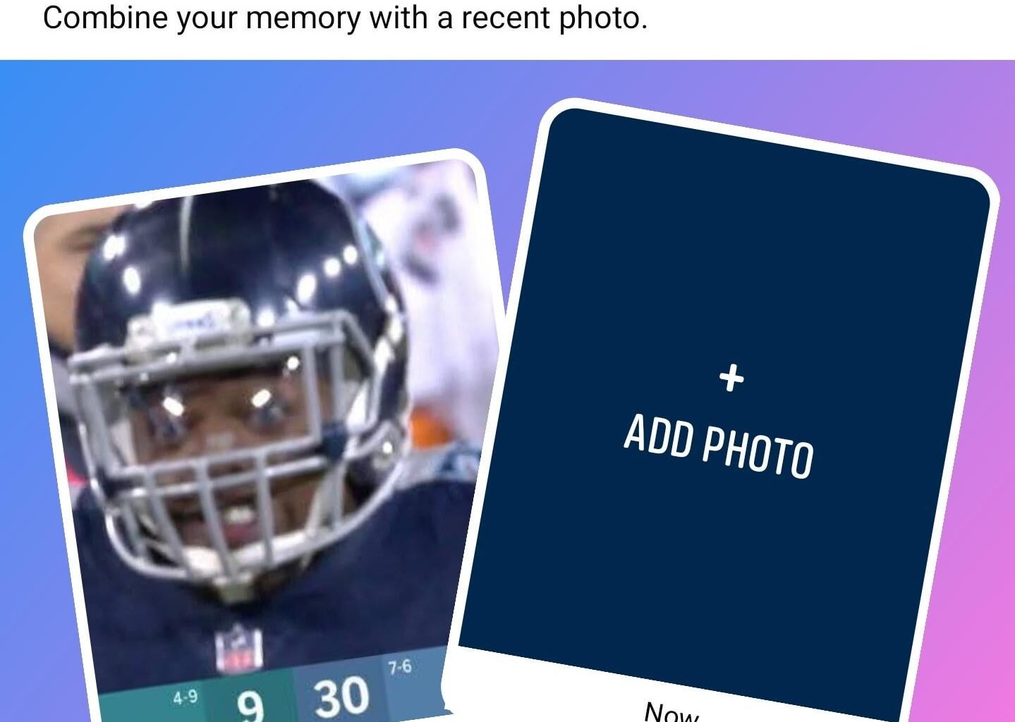 Facebook is trying to terrorize me. What pic best fits with the "now"?