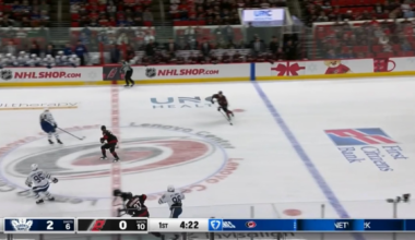 Gostisbehere no-look pass to Jarvis