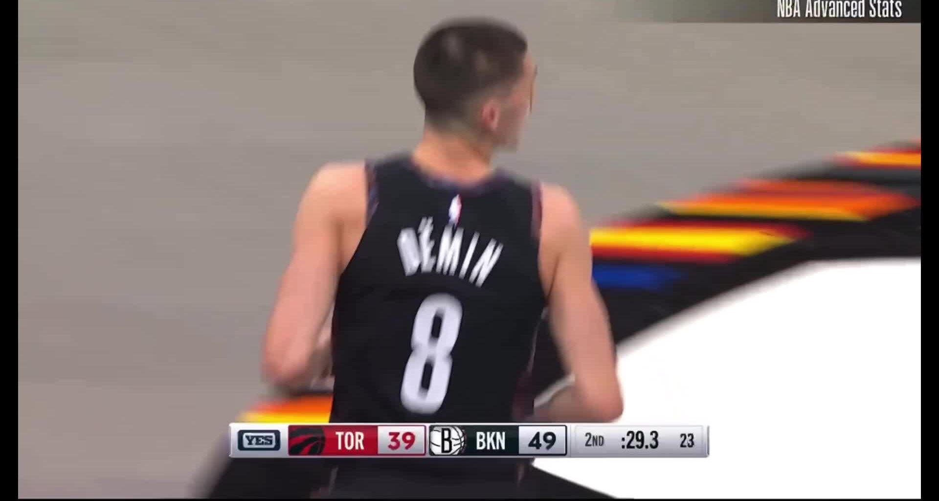 Egor Dëmin 16 PTS | 5 REBS | 2 STL | 3 AST | 4 3PM | +24 (+/-) | VS The Raptors