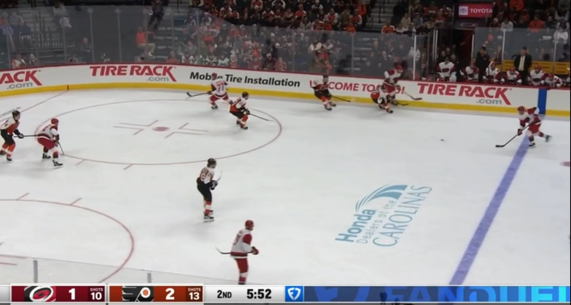 Nikishin slap shot goal, scores his 4th of the season & ties the game