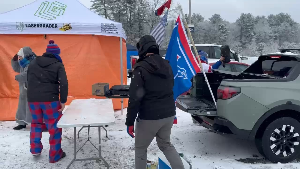 We were OUT THERE at Gillette stadium representing the Mafia. -1 table.