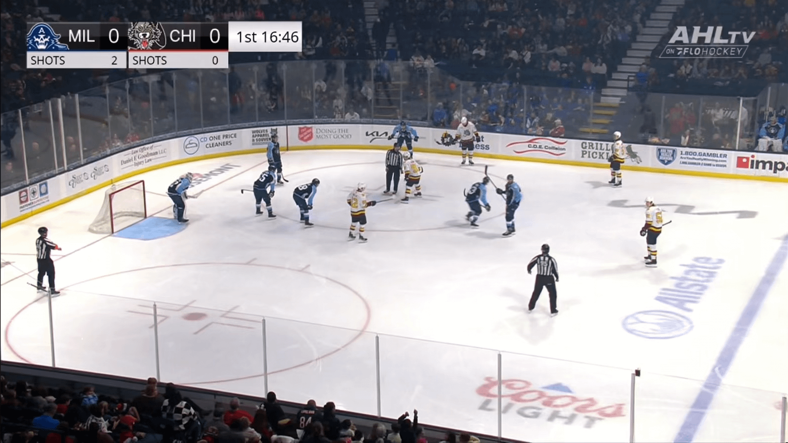 Cal Foote scores in his 5th game with the Wolves. 1-0 Chicago