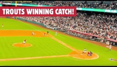 Angels Win in Wild Finish! Crowd ERUPTS After Winning Catch vs Yankees [Crowd POV]