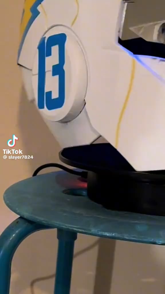 Chargers/Iron Man helmet - I want one