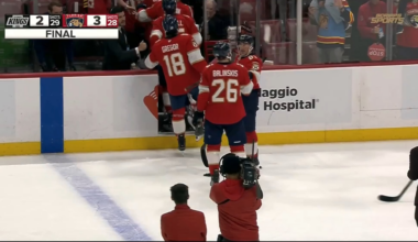 Brad Marchand Self-Inflicted Rat Throw