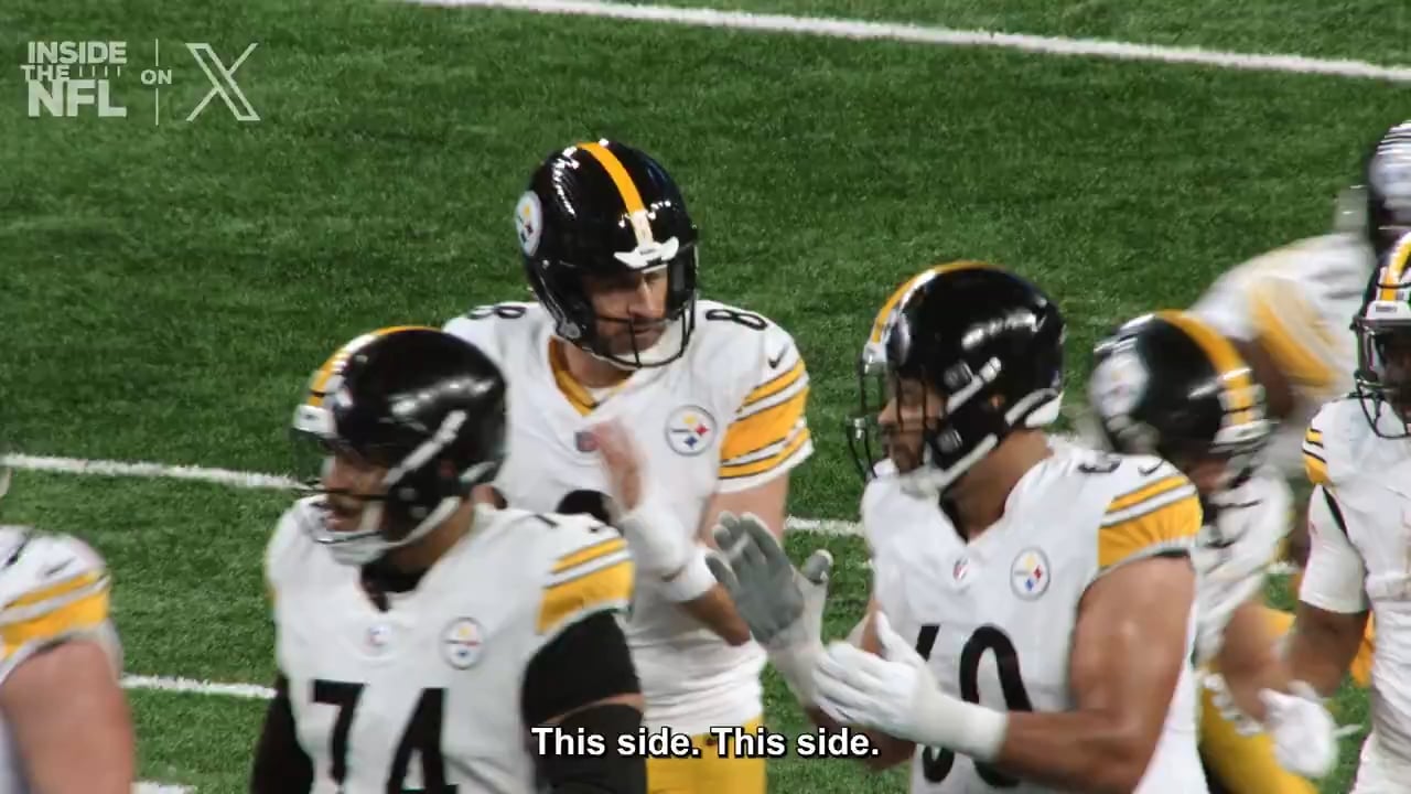 [Highlight] @insidetheNFL Week 16 Mic'd Up: Rodgers tells Gainwell to run a go route in the backfield and then he made one of the best plays of the year