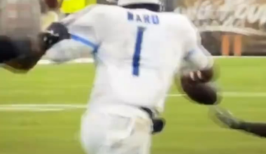 Some impressive plays from Cam Ward this past Sunday