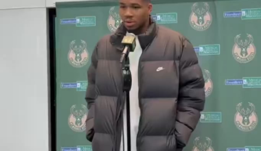 Giannis Antetokounmpo on his current situation:

“If my agent is talking to the Bucks about it… he can have any conversations he wants. I personally have not had the conversation with the Bucks.”