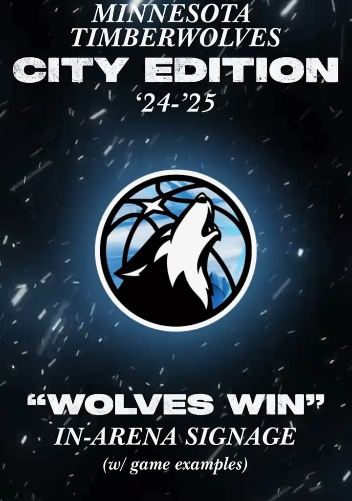 I make some Timberwolves In-Arena graphics and here is a showcase from last years City Edition!