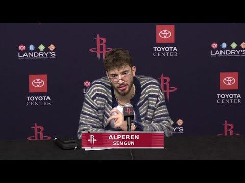 Sengun post game, 'I am trying to get rid of my bad habits' and talks aboud KD, Amen and Stevo