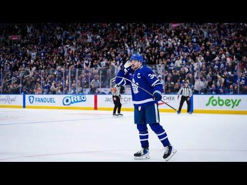 [LeafsJellyHD] Matthews and Joshua scores 8 seconds apart vs Blackhawks