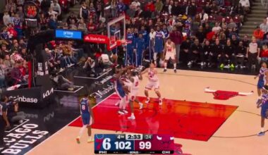 [Highlight] Jalen Smith baptizes Joel Embiid!