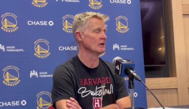 Steve Kerr on Pat Spencer: "I think the other thing is that his coach realized that Pat is that motherfucker. I was getting the inkling, it was beginning to seep in, but I didn't realize it until he told the world. And tonight it was very clear."