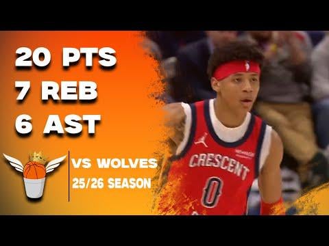 Jeremiah Fears 20 Points/6 Assists vs Timberwolves Full Highlights! (12/4/2025)