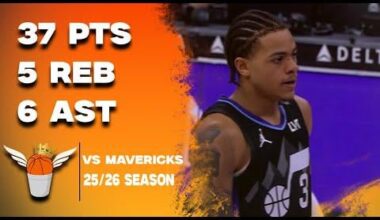 Keyonte George 37 Points/6 Assists vs Mavericks Full Highlights! (12/15/2025)