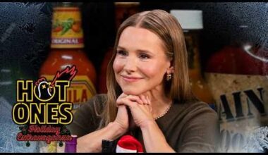 Hot Ones 14 min mark, Kristen Bell shares her fav moment of Red Wing games.