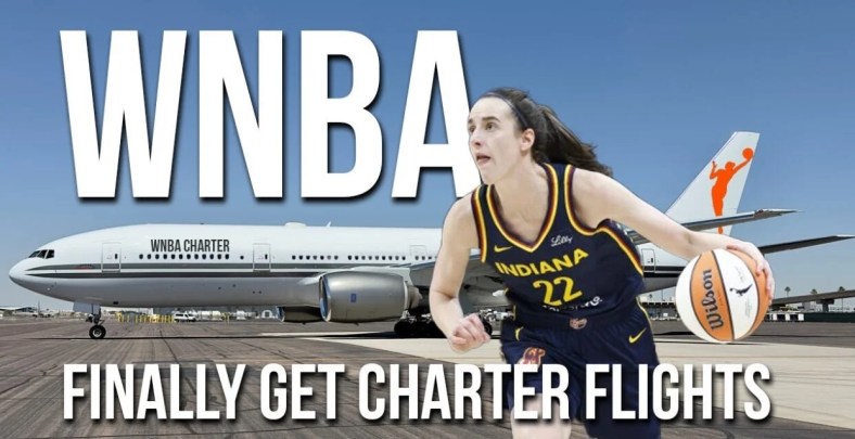 WNBA charter flights