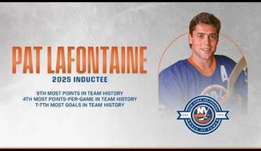 Full Pat LaFontaine Islanders Hall of Fame Ceremony