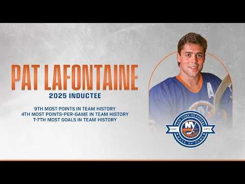 Full Pat LaFontaine Islanders Hall of Fame Ceremony