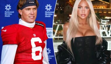 Giants’ Jaxson Dart linked to model ring girl Marissa Ayers as romance rumors swirl