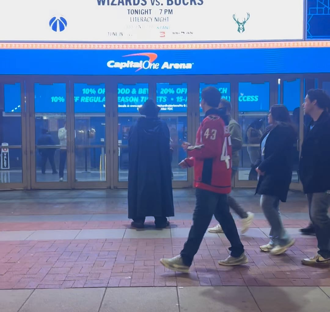 I documented my experience at the Wizards upset victory over the Bucks last night