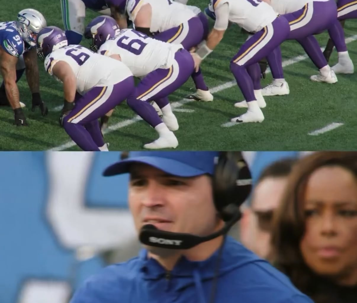 Mike Macdonald Hype reaction to Ernest Jones pick 6