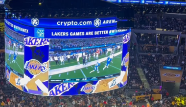 Daiyan Henley & Tony Jefferson at last night's Lakers game