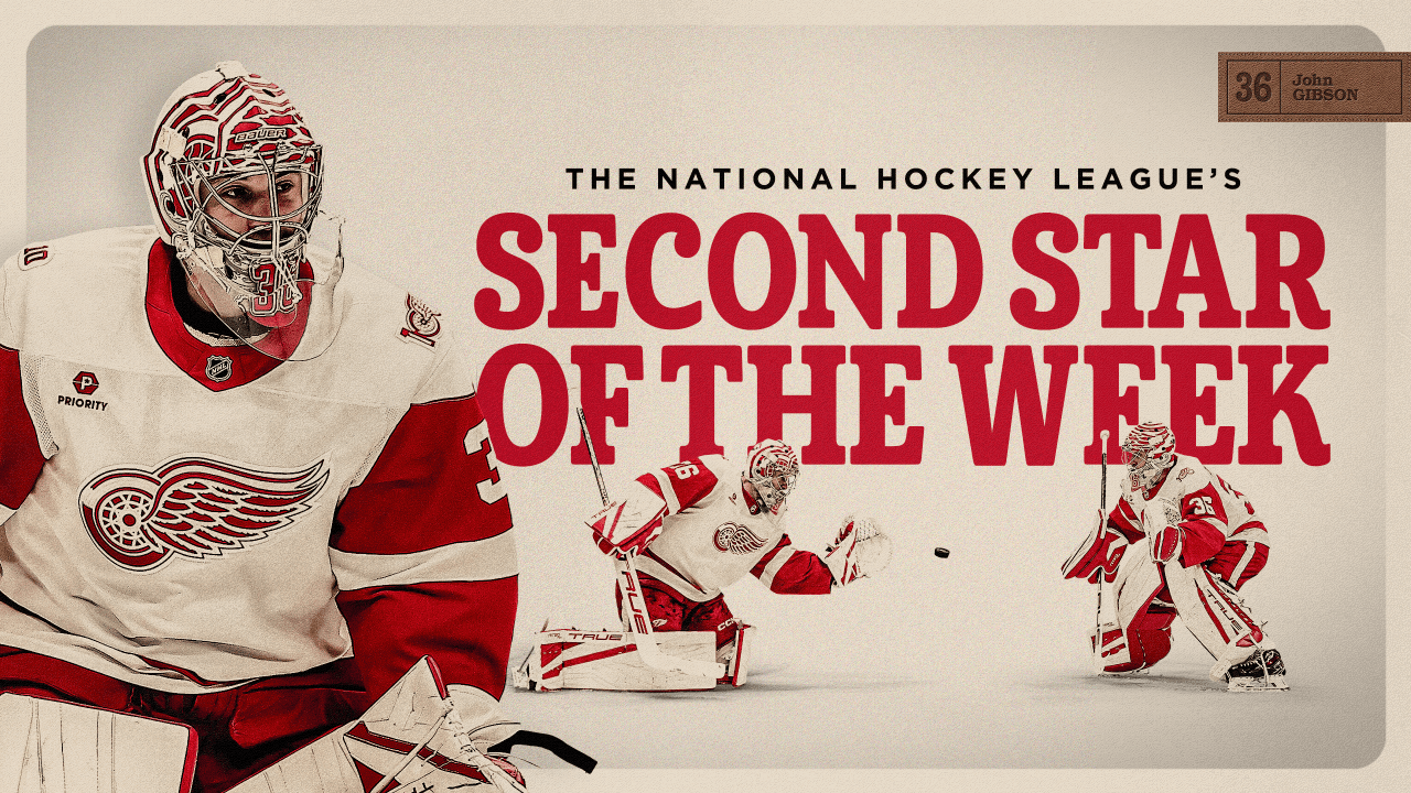 John Gibson named NHL's Second Star of the week