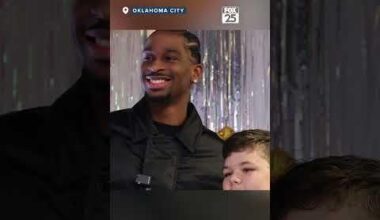 Feel Good Post while our MVP heals up. Shai visiting a Children's Hospital.