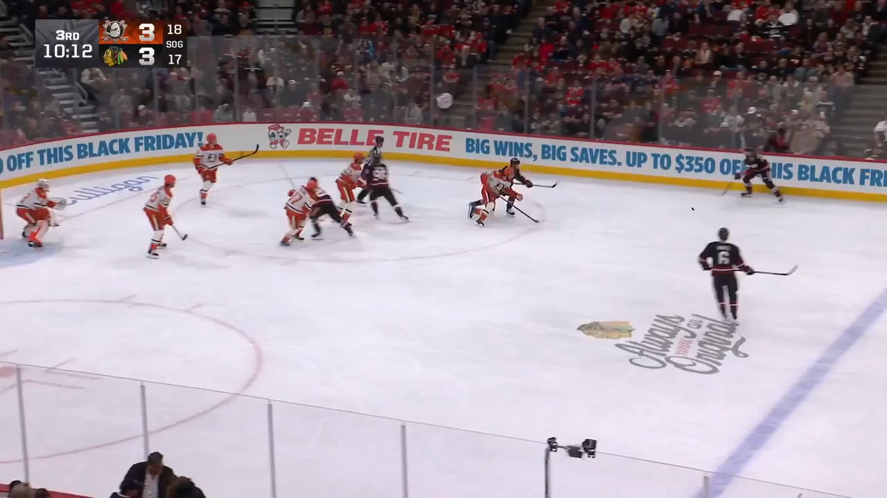 [Highlight] Connor Bedard gets the puck after a bad turnover and fakes out the goalie for his 15th goal of the year