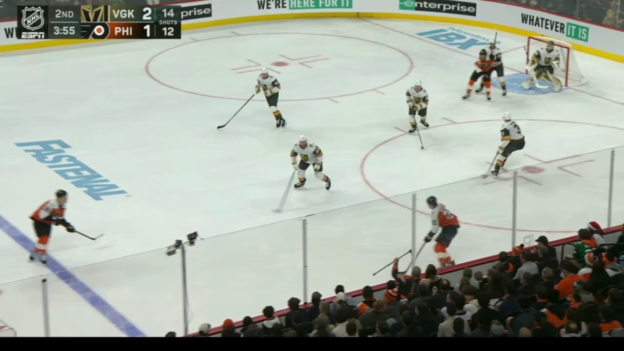 Noah Juulsen buries the beautiful sauce from Dvorak with a 92 mph missile to tie the game at 2!