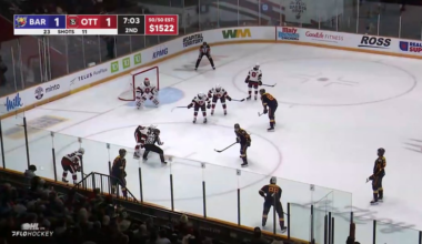 Kashawn Aitcheson scores off the faceoff