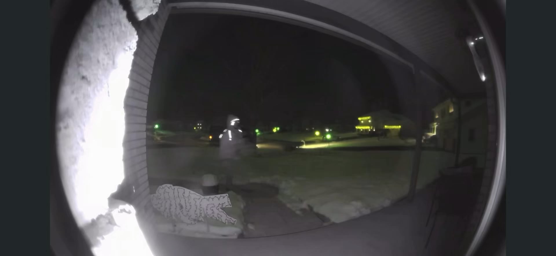 Delivery driver not a bills fan