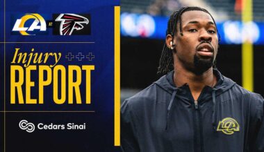 Injury Report, Week 17 at Falcons: Kevin Dotson and Josh Wallace ruled out while Davante Adams is doubtful for Monday Night Football; Alaric Jackson and Braden Fiske questionable www.therams.com