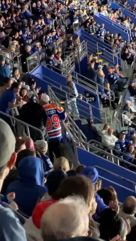 Fight in the crowd from yesterdays game