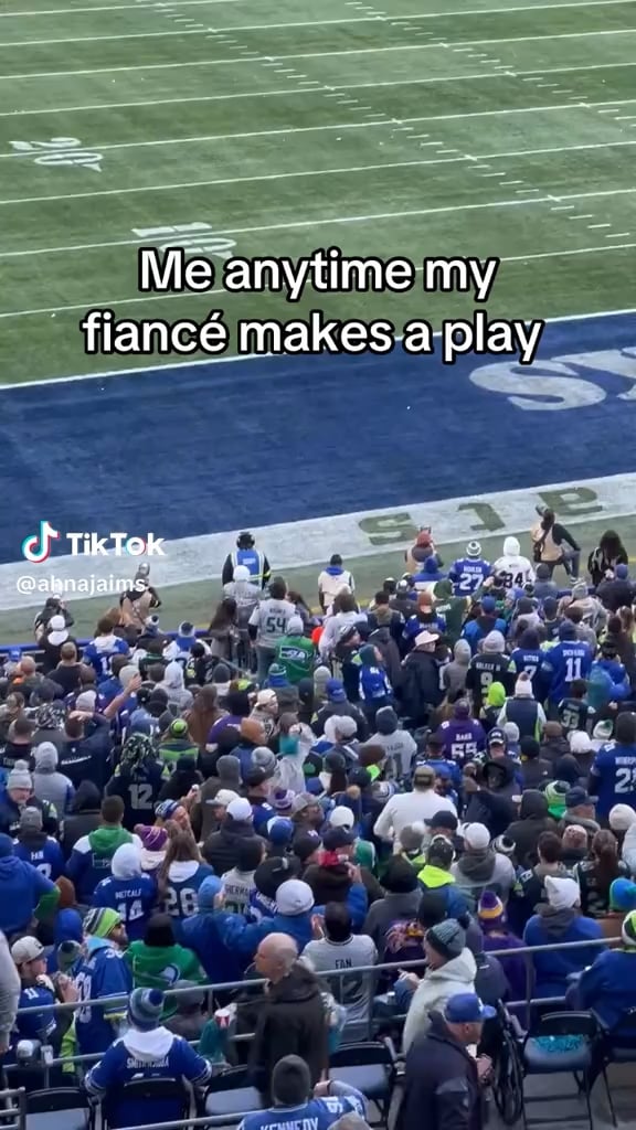 Ty Okada’s soon to be wife cheering him on! Love this