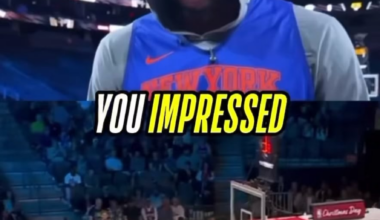 Reporter: “How did you get up so high?” OG: “I jumped”.