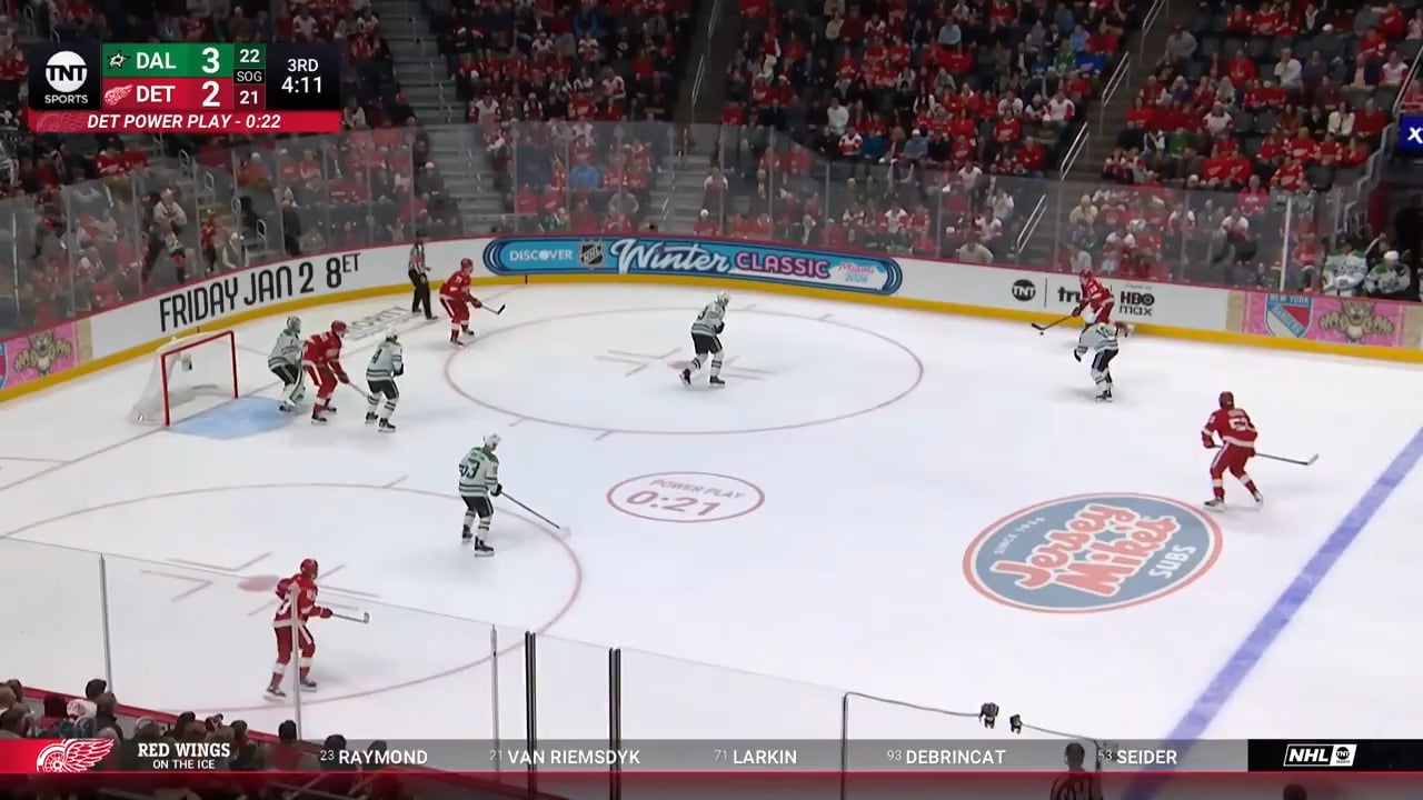 Still not over this assist by JVR to tie the game late in the 3rd. Merry Christmas