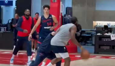 [Linn] James Harden working with Yanic Konan Niederhauser