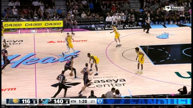 Keshad Johnson Puts an Exclamation Point on the Heat's Win Over the Indiana Pacers